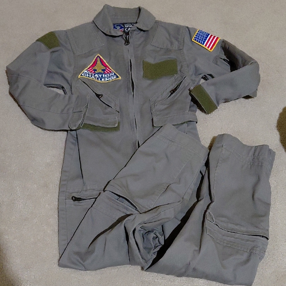 Kids US Space Camp Flightsuit Size 10